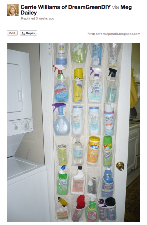 http://dreamgreendiy.com/2012/01/23/pinspiration-monday-shoe-rack-turned-cleaning-supply-storage/2012-01-22_1248/