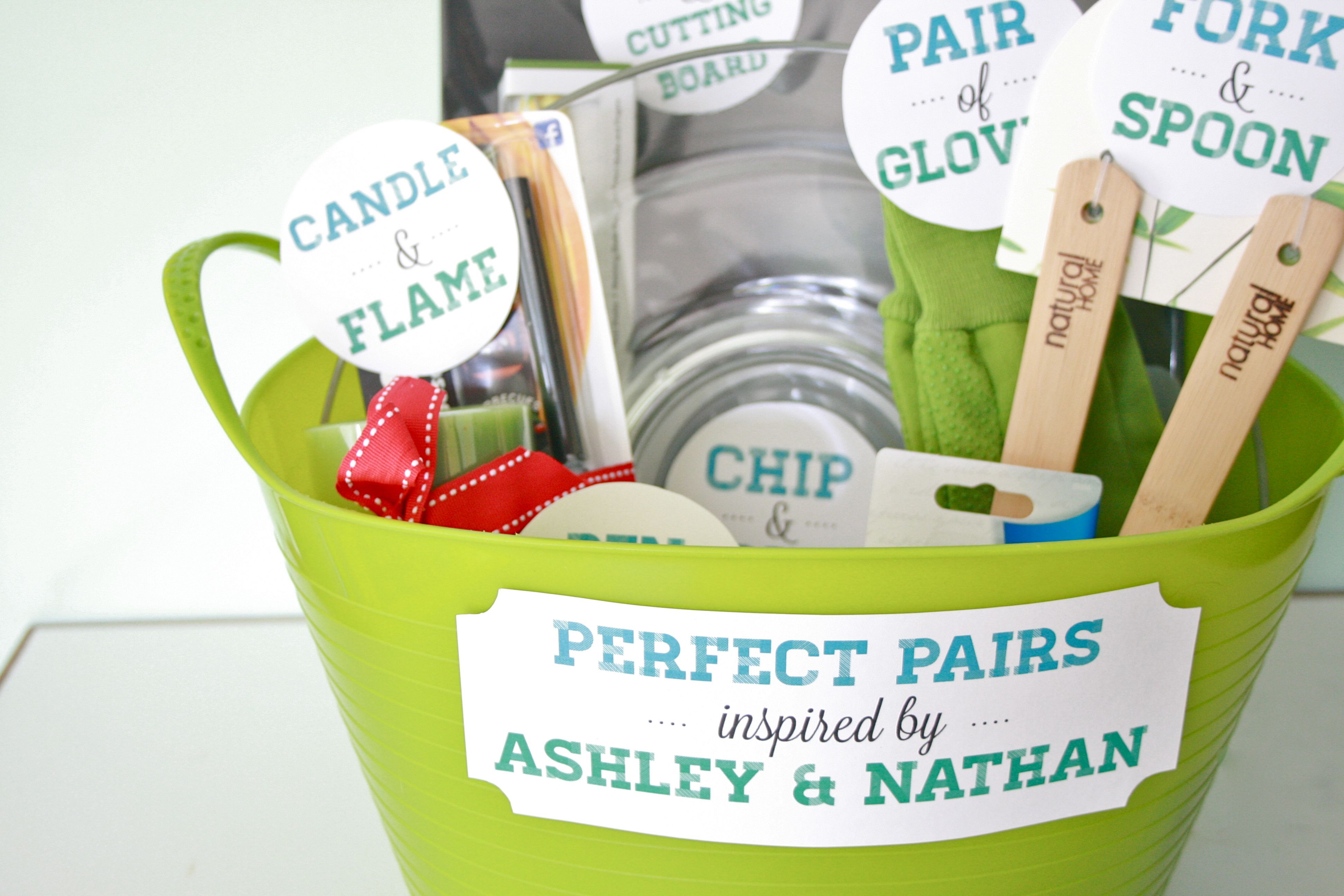 DIY Perfect Pairs Bridal Shower Gift