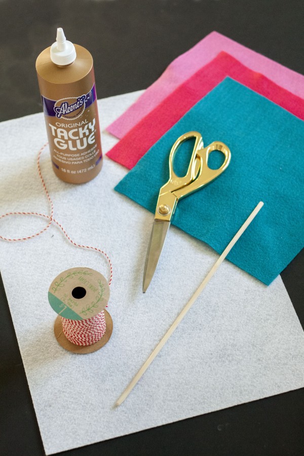 DIY Felt Banner » Dream Green DIY