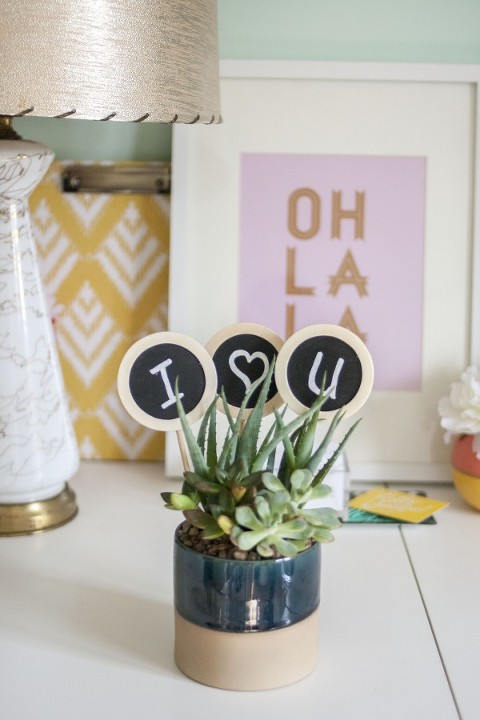 How to Make Succulent Gift Toppers