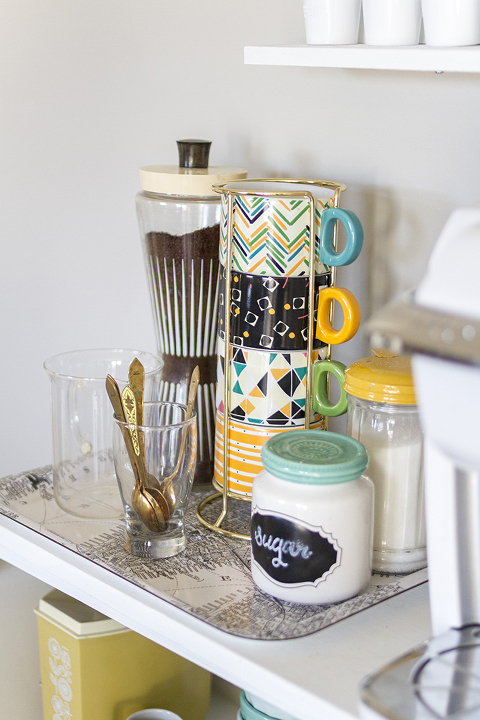 DIY Grundtal Bar IKEA Hack + Coffee Bar Styling - Dream Green DIY