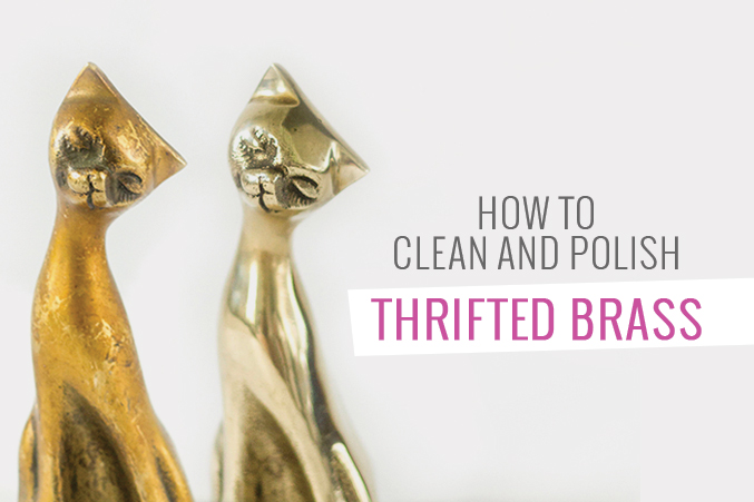 How To Clean And Polish Thrifted Brass 3266