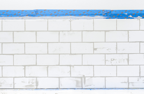 DIY White Subway Tile Backsplash | dreamgreendiy.com + @builddirect