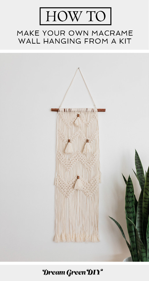 How To Make A Macramé Wall Hanging - Dream Green DIY