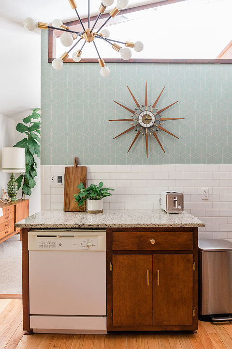 Our New (Washable!) Kitchen Rug - Dream Green DIY