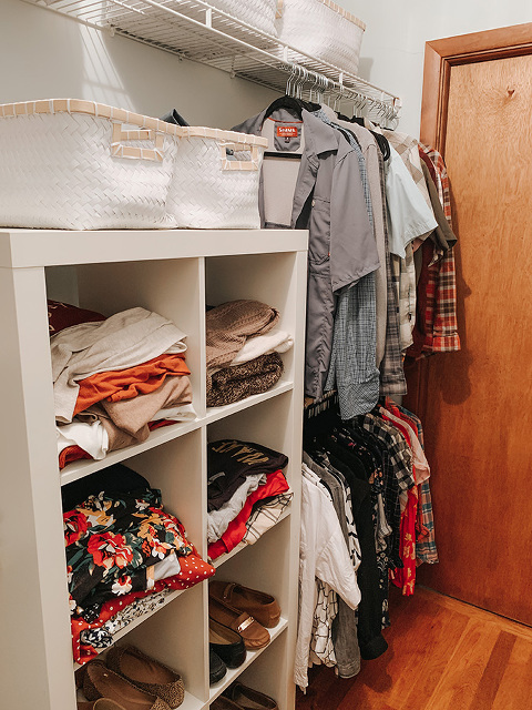 How I DIYed My Own Closet Organizer - Dream Green DIY