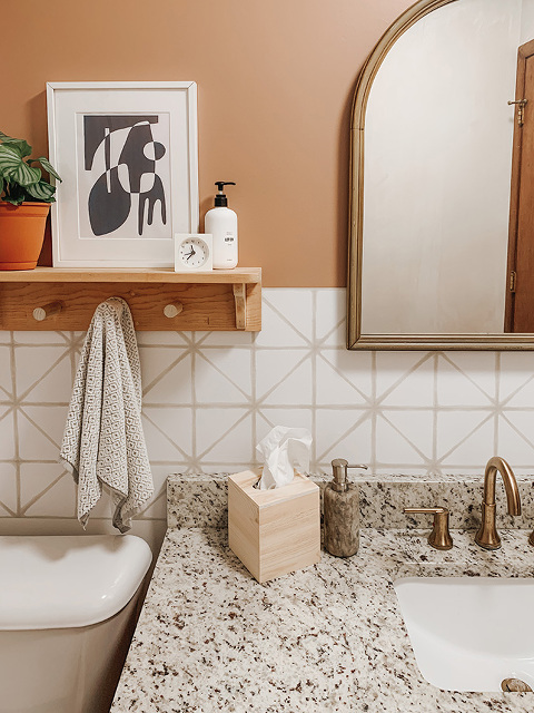 terracotta paint bathroom