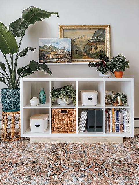 How to connect two KALLAX shelving units into one - IKEA Hackers