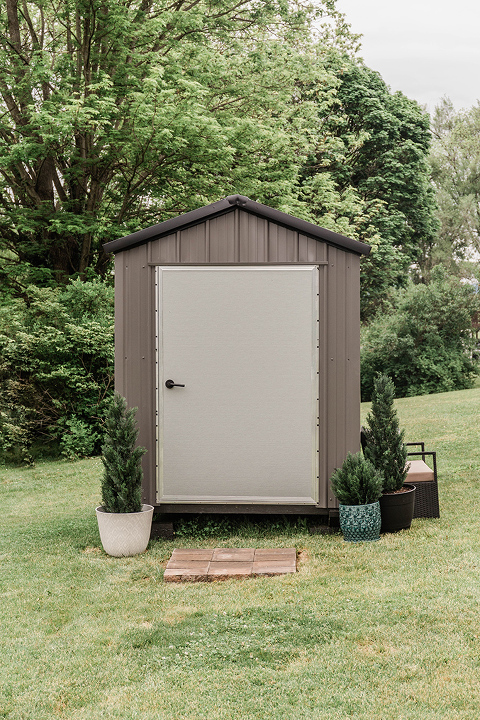 7 Ways to Upgrade a Plain Metal Shed - Dream Green DIY