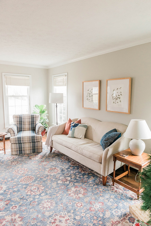 Modern Colonial Living Room Makeover - Dream Green DIY