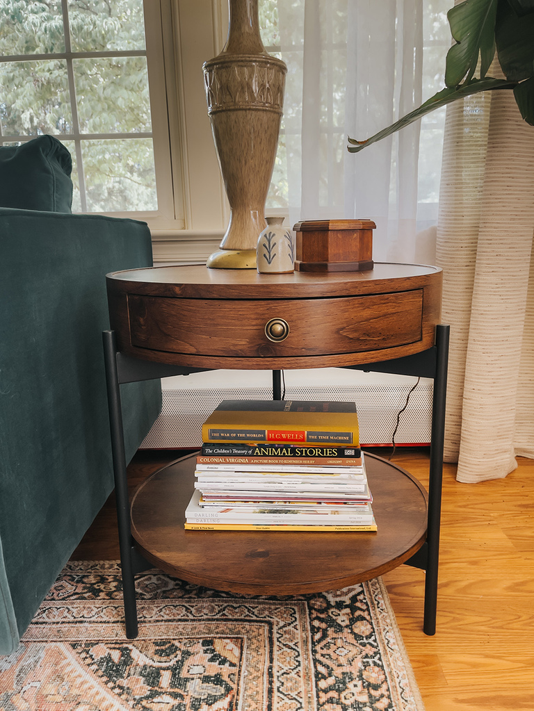 Styling Two Matching Sofa End Tables