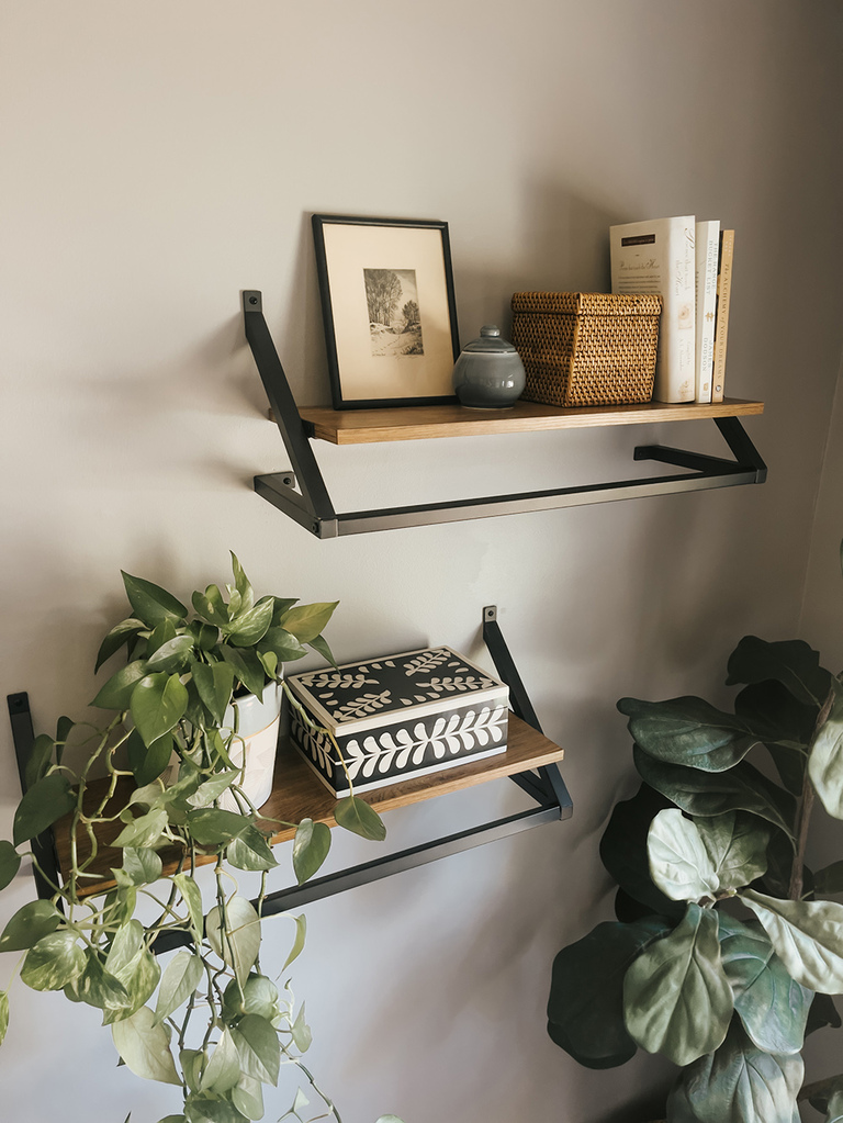 How To Style Stacked Open Shelves