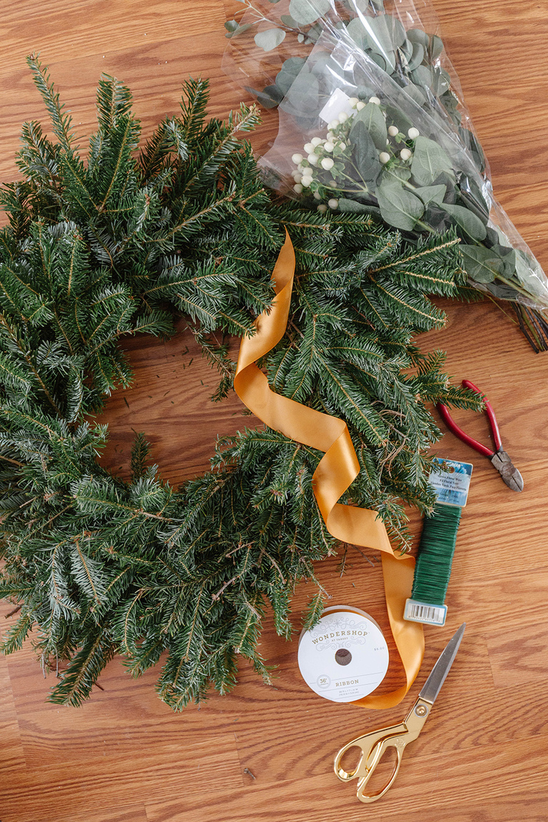 How To Level Up A Plain Evergreen Wreath