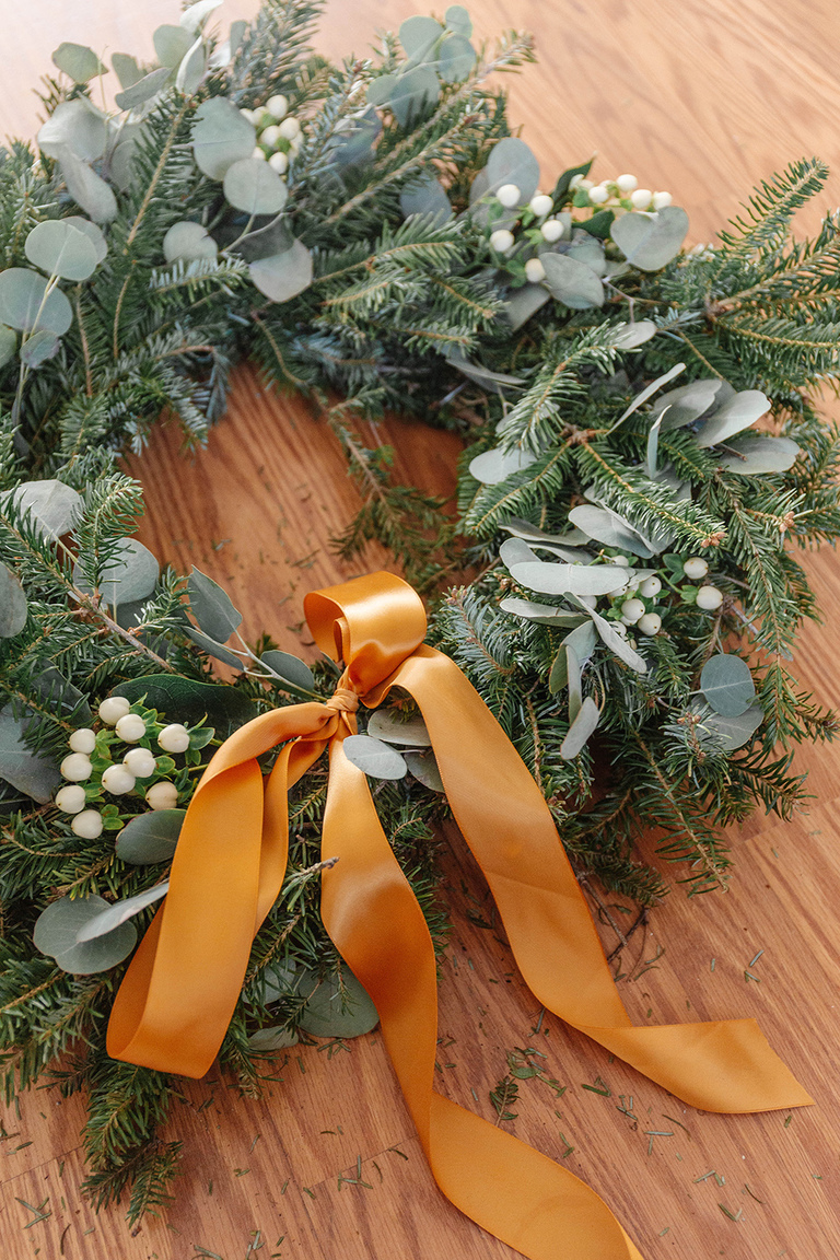 How To Level Up A Plain Evergreen Wreath