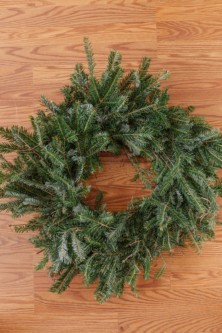 How To Level Up A Plain Evergreen Wreath