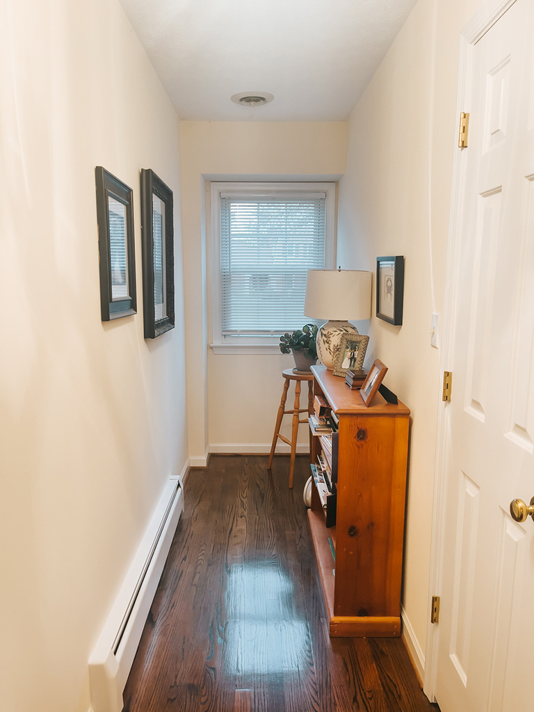 Upgrade A Boring Beige Hallway With Wallpaper