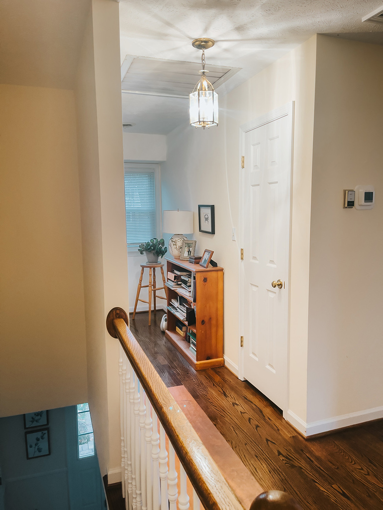 Upgrade A Boring Beige Hallway With Wallpaper