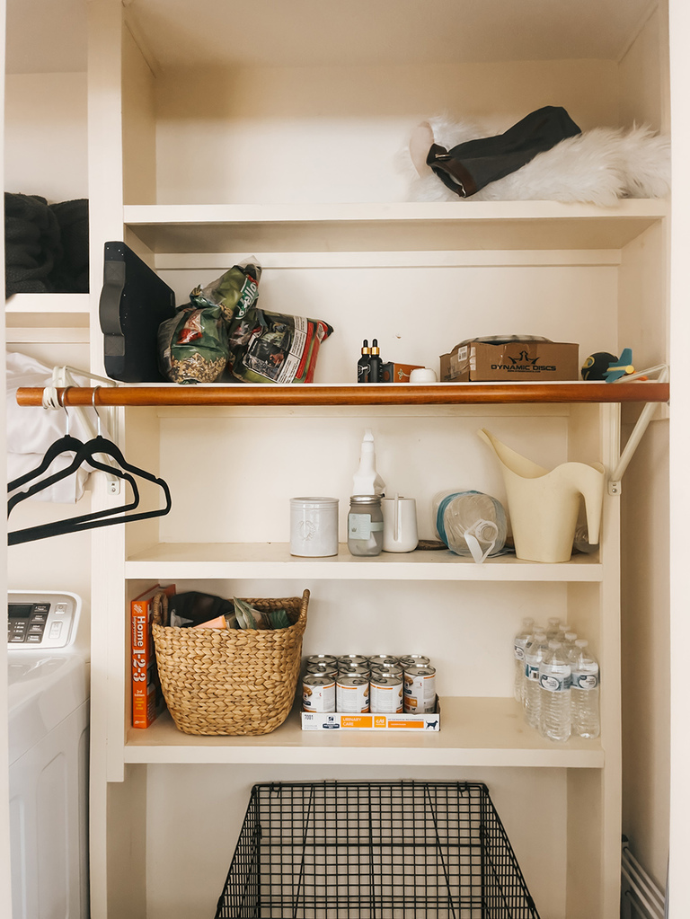 Colorful Patterned Laundry Room Makeover